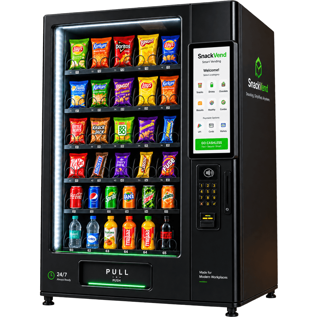 SnackVend premium smart vending machine